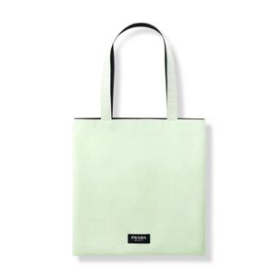 Prada Green Tote Bag with Minimalist Design